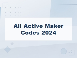 Complete List of All Active Maker Codes